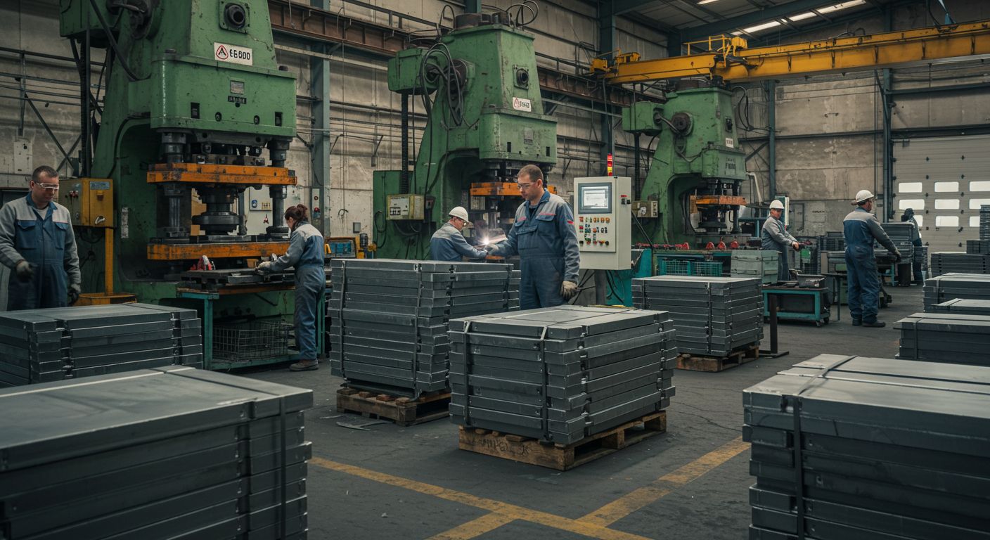 Стальной корпус промышленного оборудования