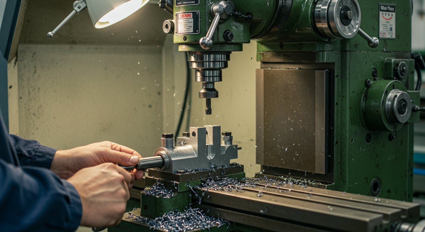 Ручная фрезеровка деталей