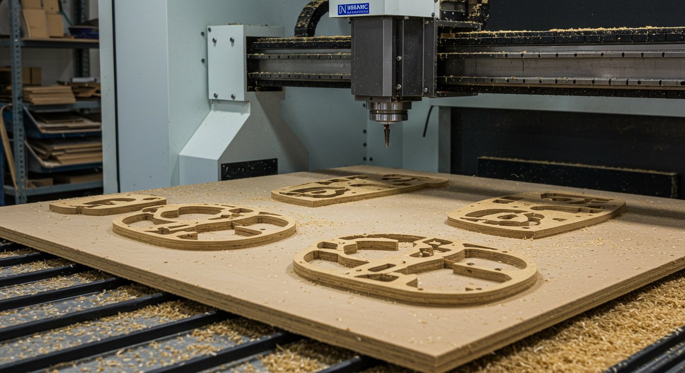 Фрезеровка деталей из МДФ