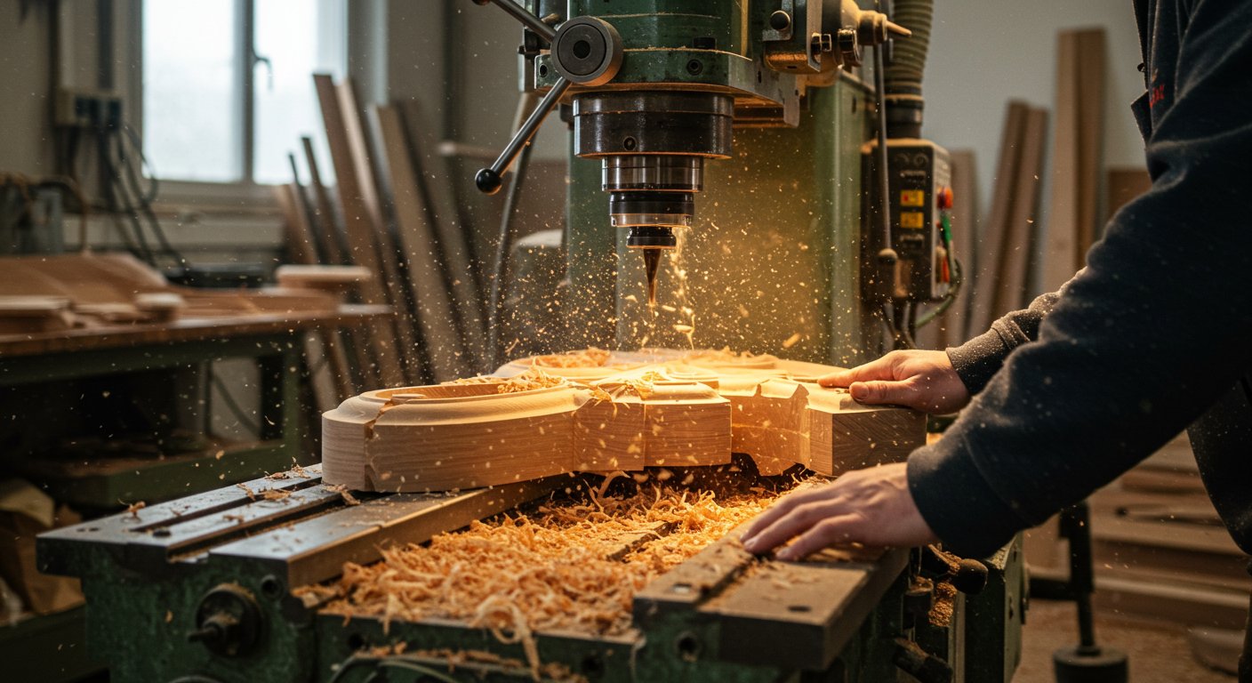 Фрезеровка декоративных деревянных деталей