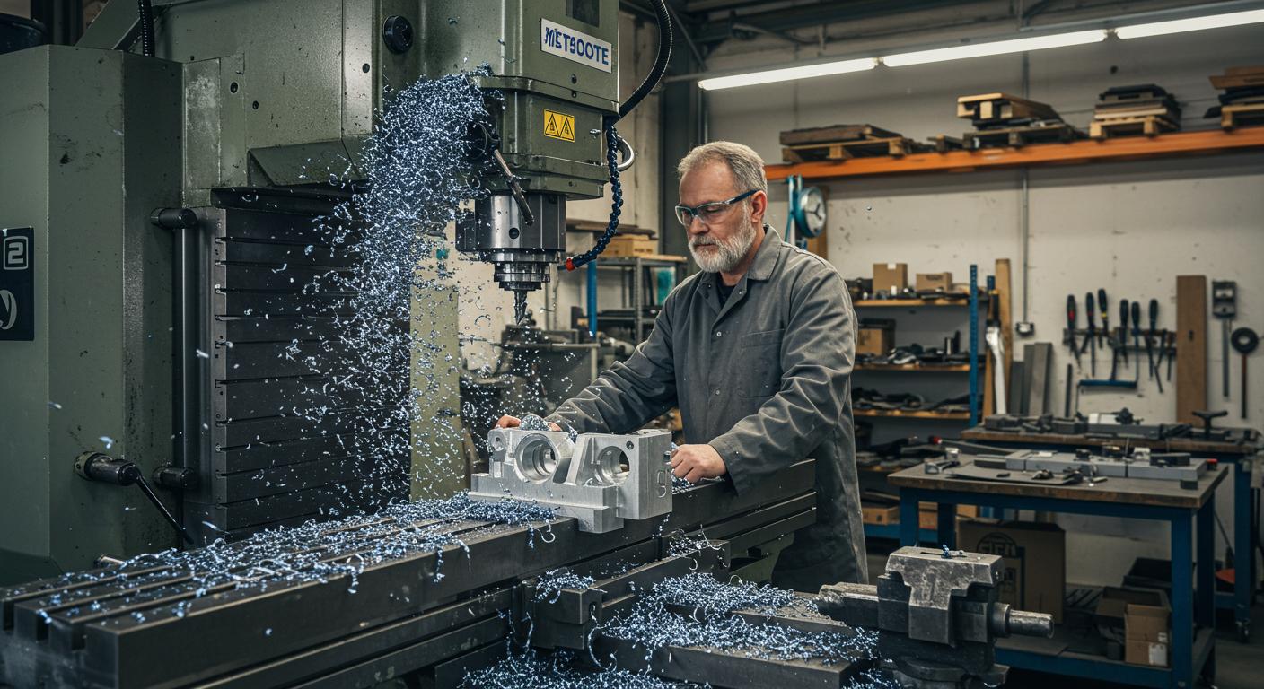 Фрезеровка профилированных алюминиевых деталей
