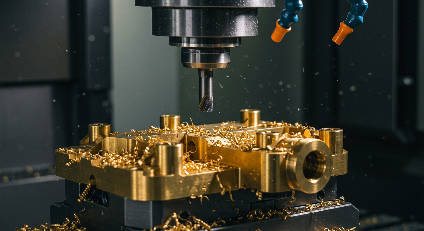 Фрезеровка латунных деталей