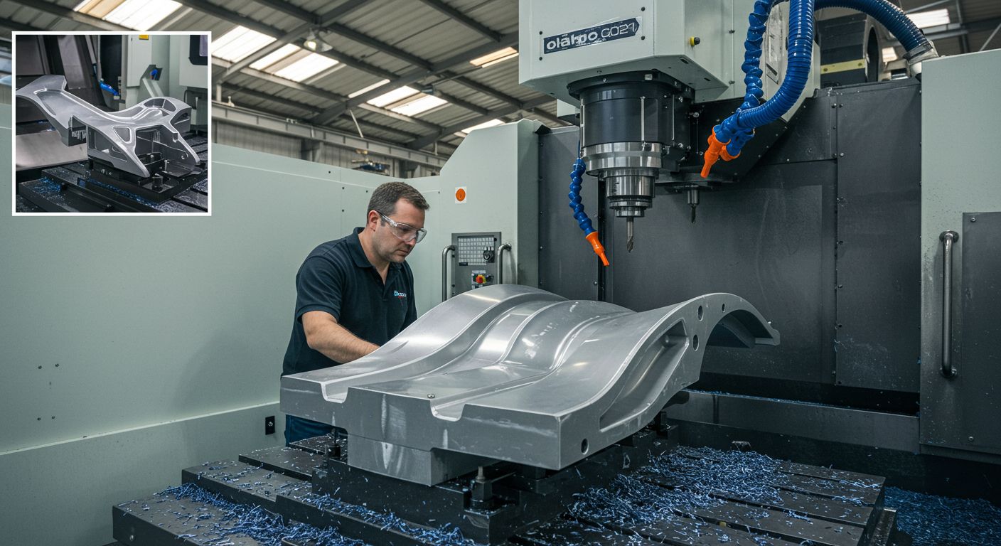 Фрезеровка деталей по композитам