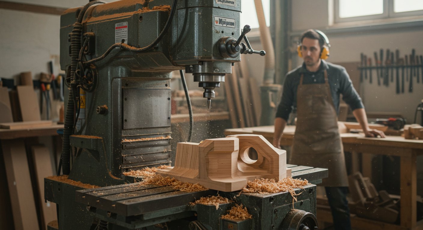 Фрезеровка фасонных деревянных деталей