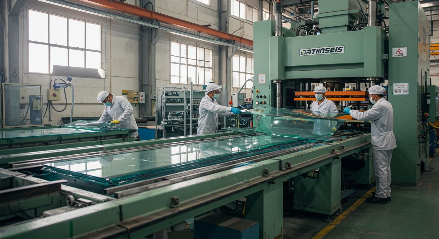Ламинированные стеклянные детали