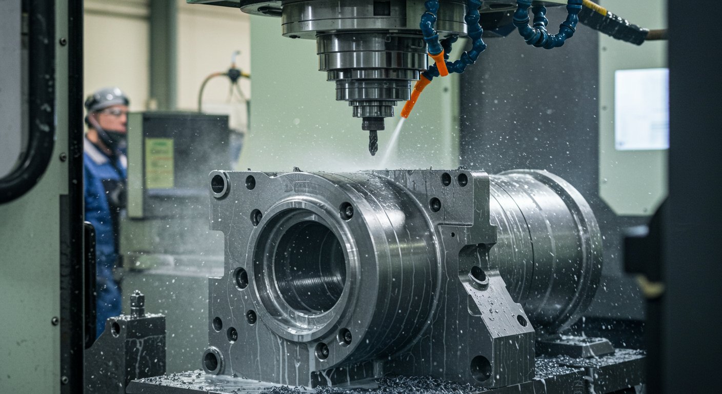 Фрезеровка крупных металлических деталей