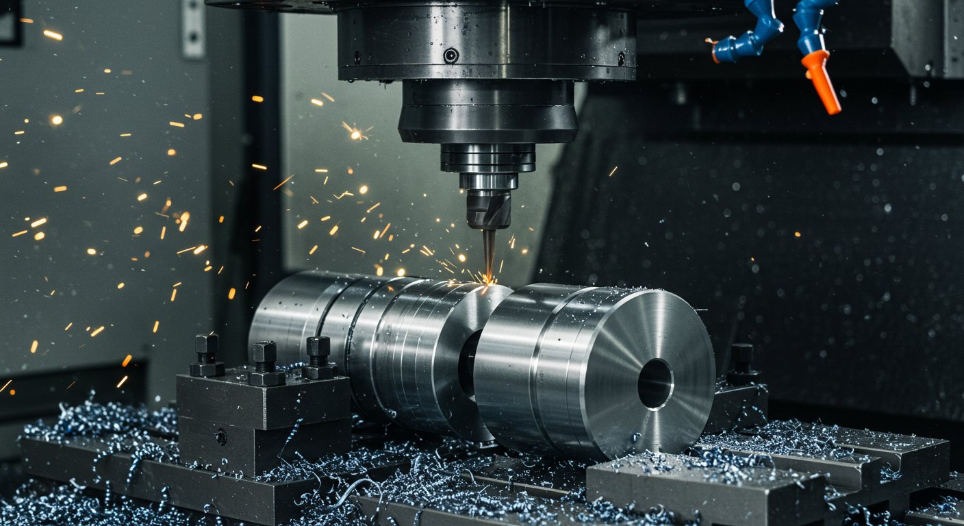 Фрезеровка круглых титановых заготовок