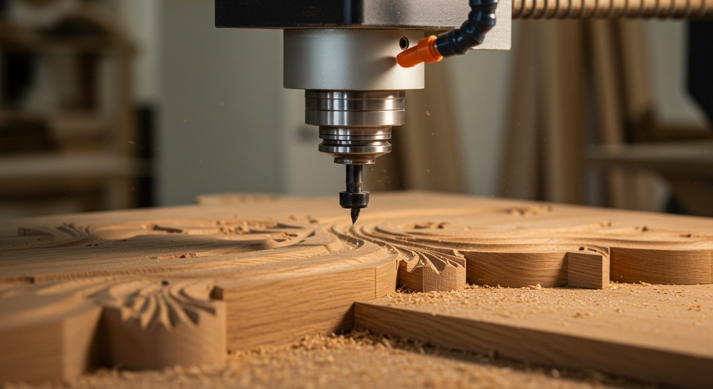 Фрезеровка резьбы на дереве