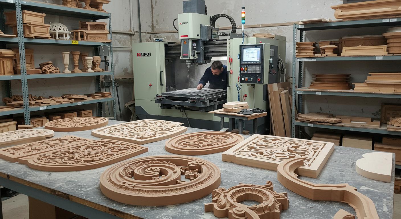 Фрезеровка по масштабу мелкосерийное производство декоративных элементов