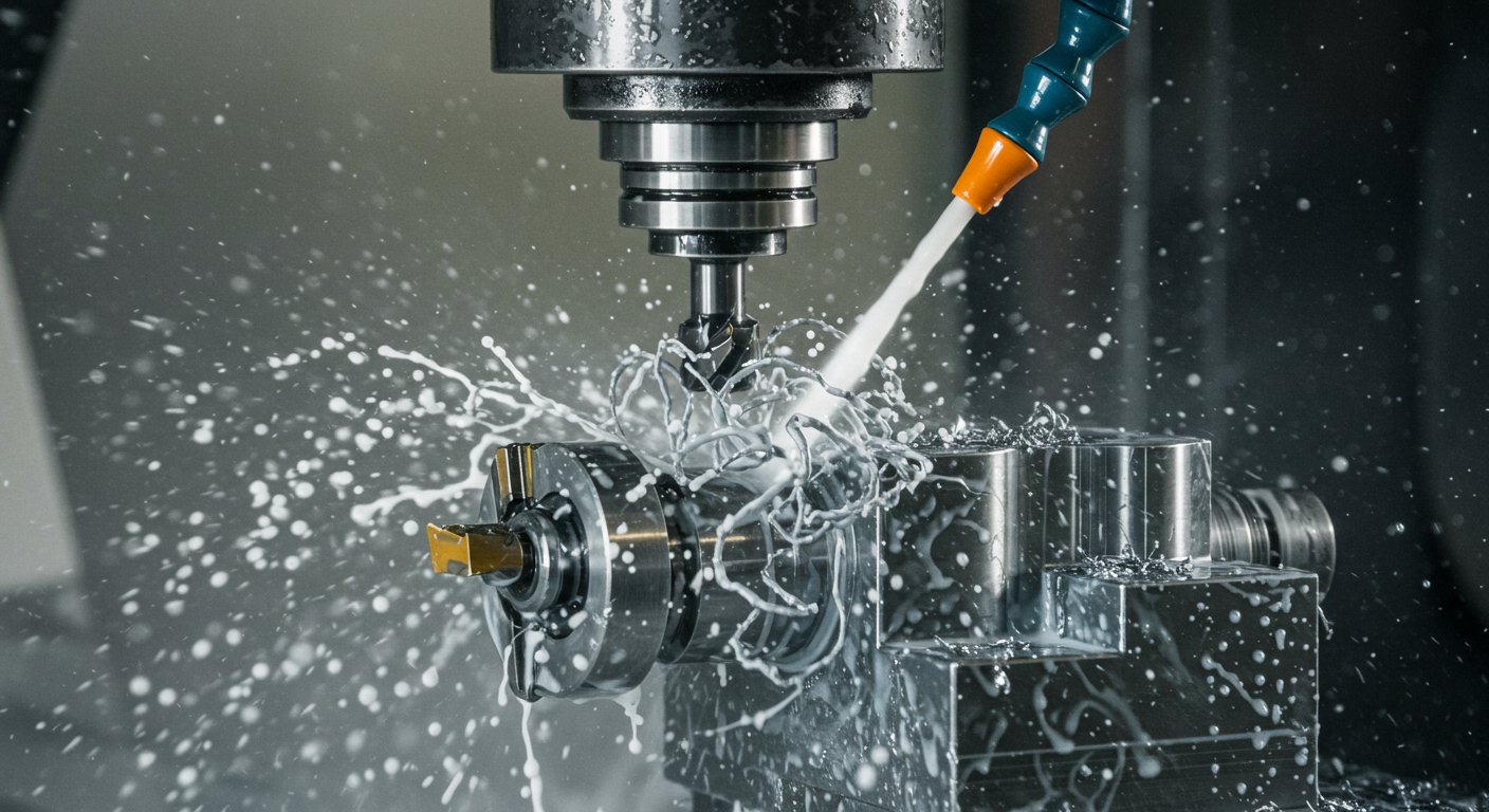 Фрезеровка с охлаждением