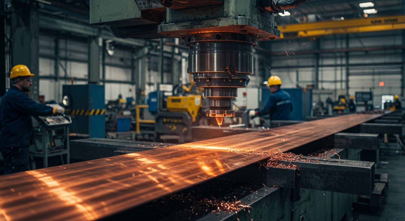 Фрезеровка медных деталей для строительства