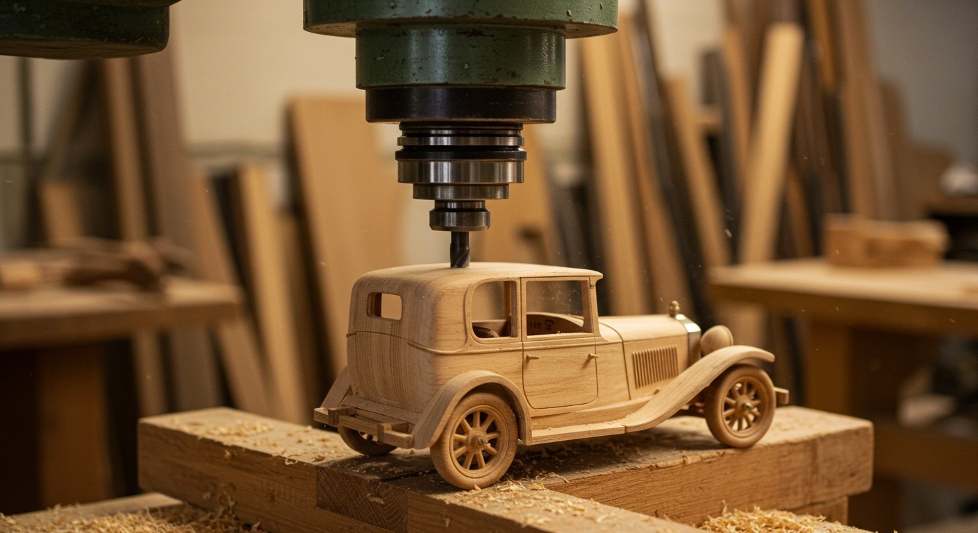 Фрезеровка деревянных моделей