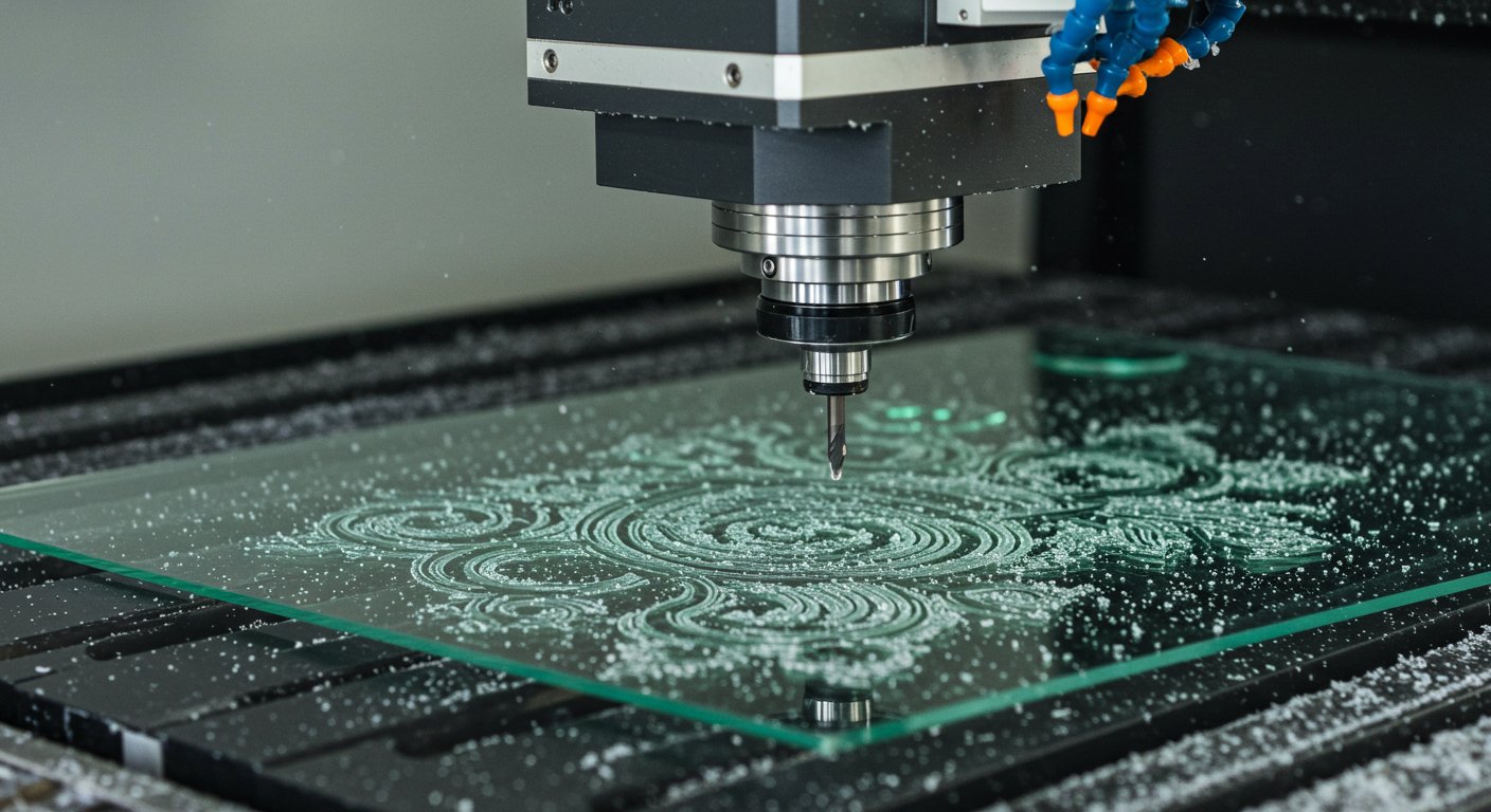 Фрезеровка стекла на ЧПУ