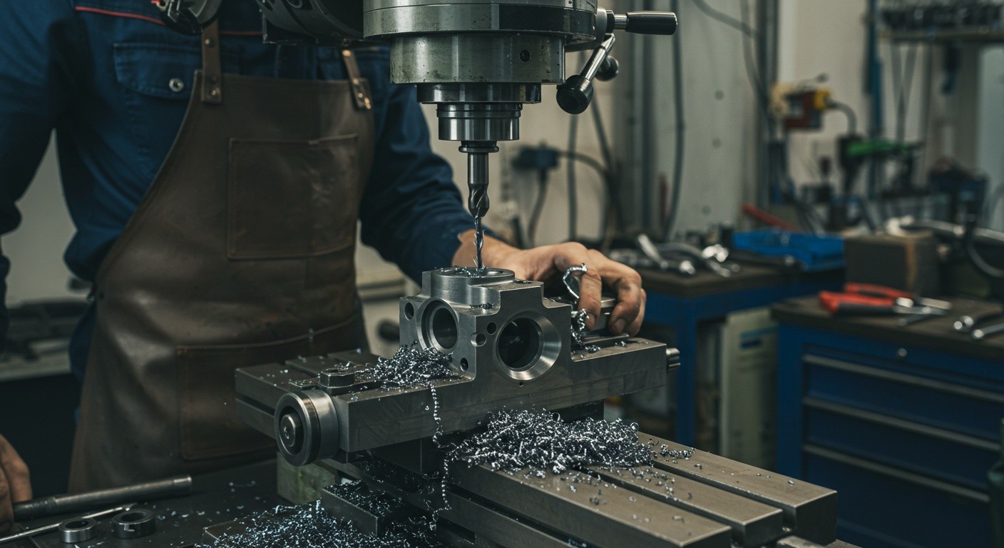 Фрезеровка ремонтной детали на ЧПУ