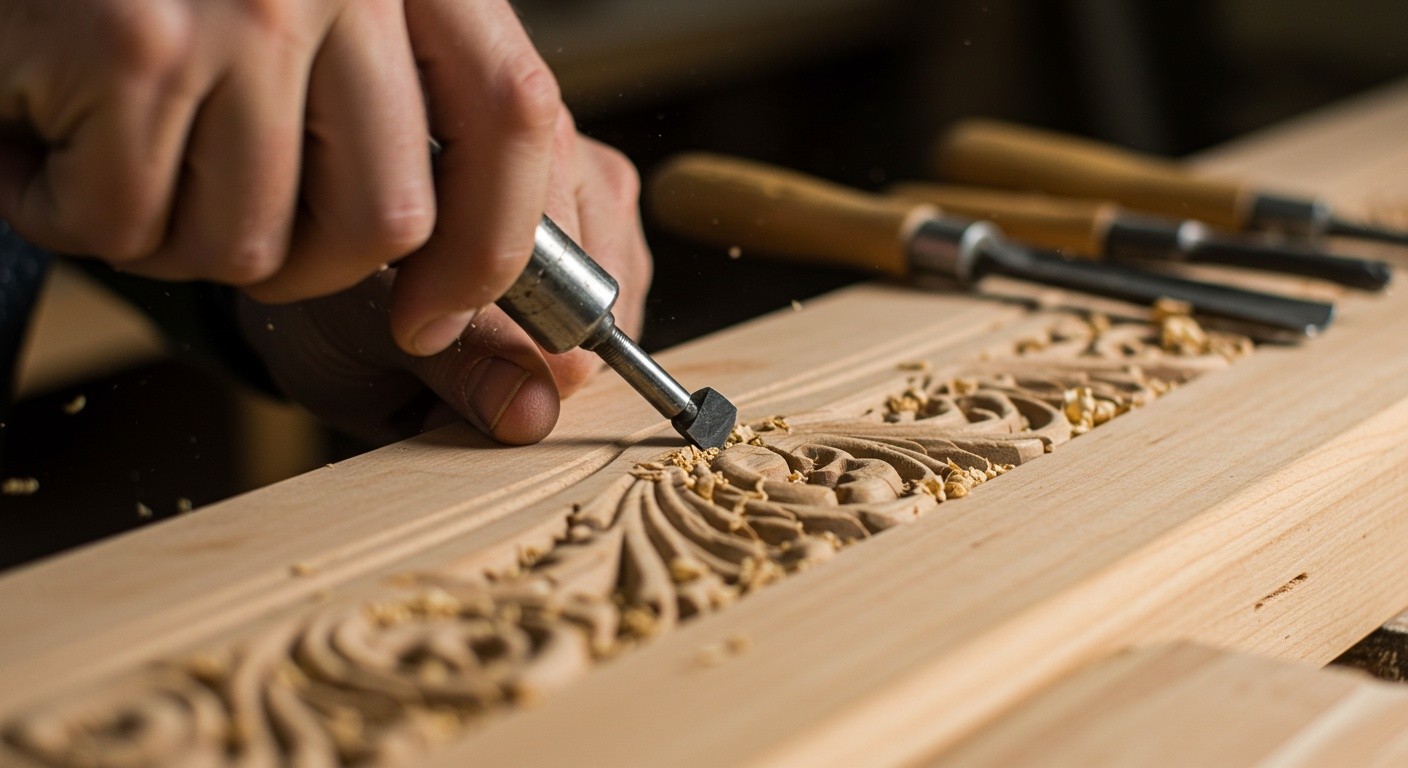 Фрезеровка декоративных элементов