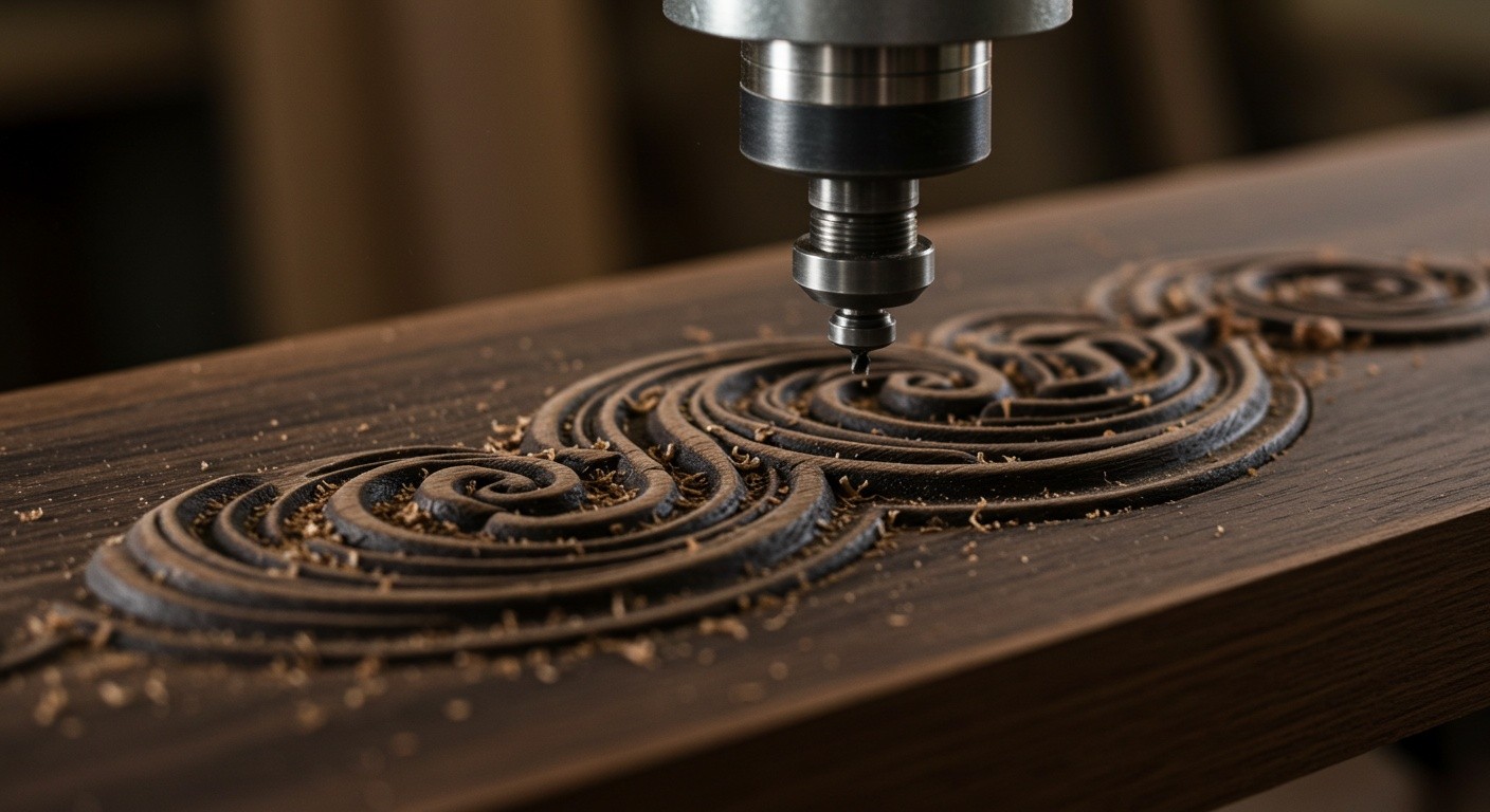 Декоративная фрезеровка элементов Декоративная фрезеровка элементов