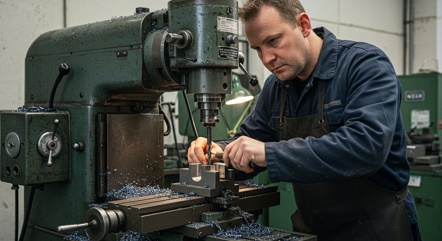 Фрезеровка на ручном станке