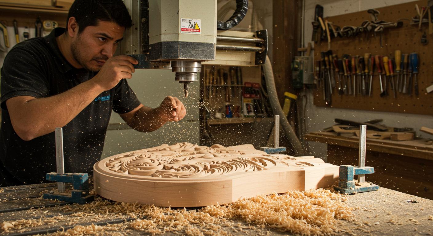 Фрезеровка художественных элементов