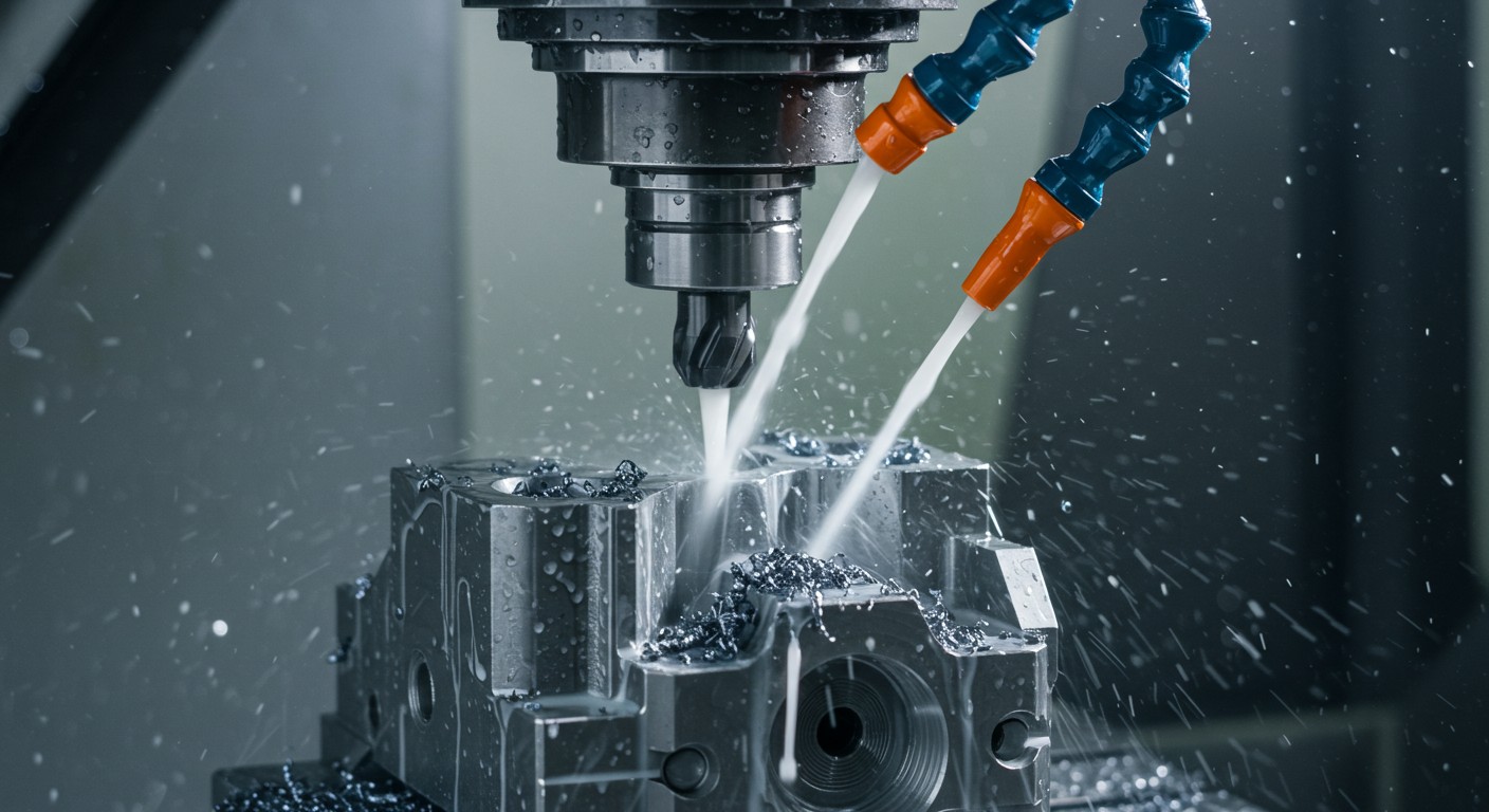 Фрезеровка с охлаждением