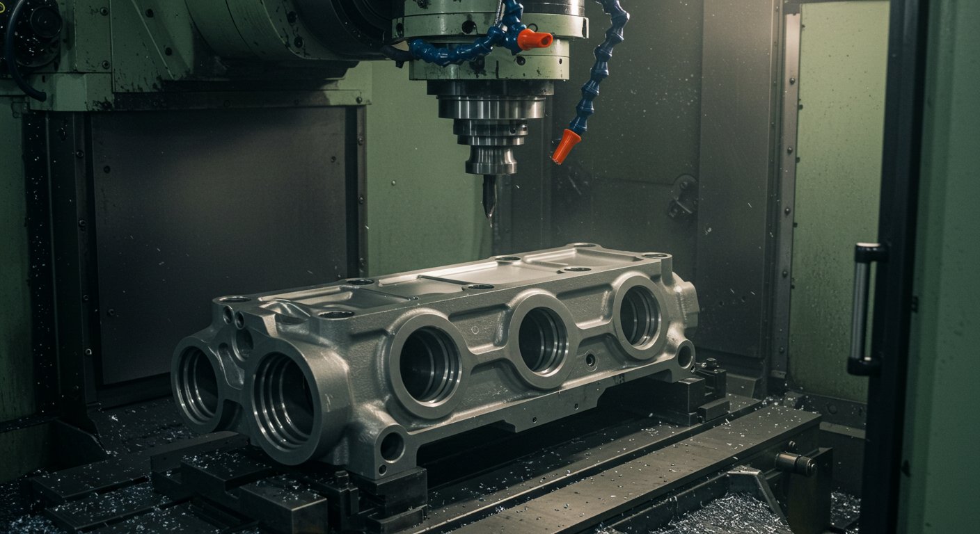 Фрезеровка крупных деталей стандартного типа