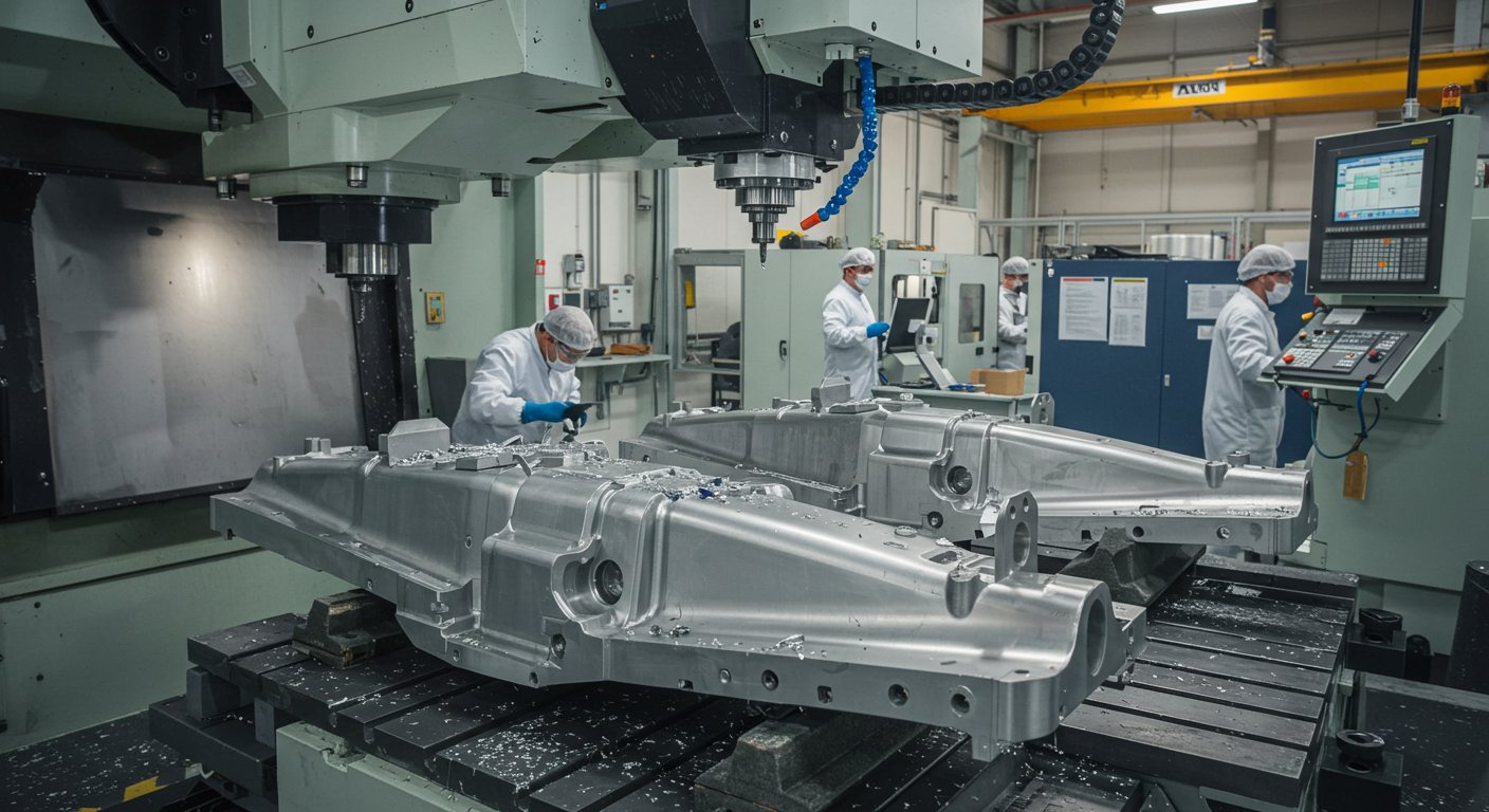 Фрезеровка алюминиевых деталей для авиации