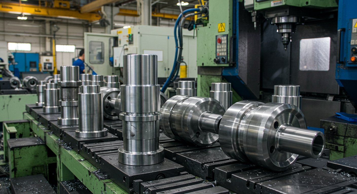 Цилиндрические детали промышленного производства