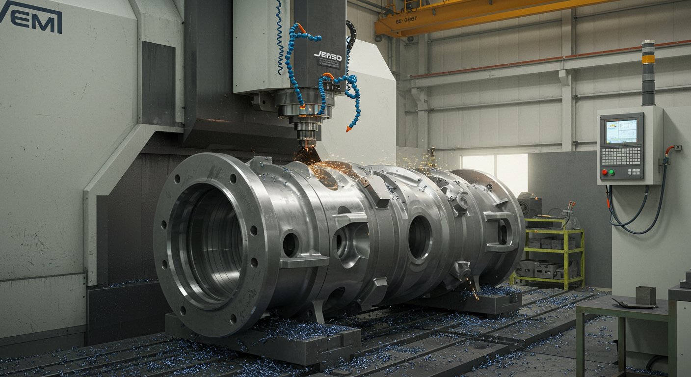 Фрезеровка крупногабаритных деталей для машиностроительной отрасли