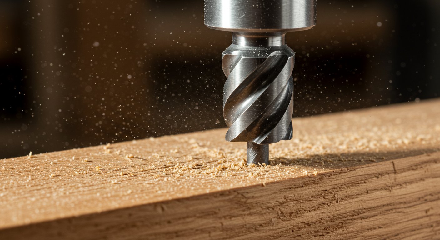 Фрезеровка концевыми фрезами по дереву