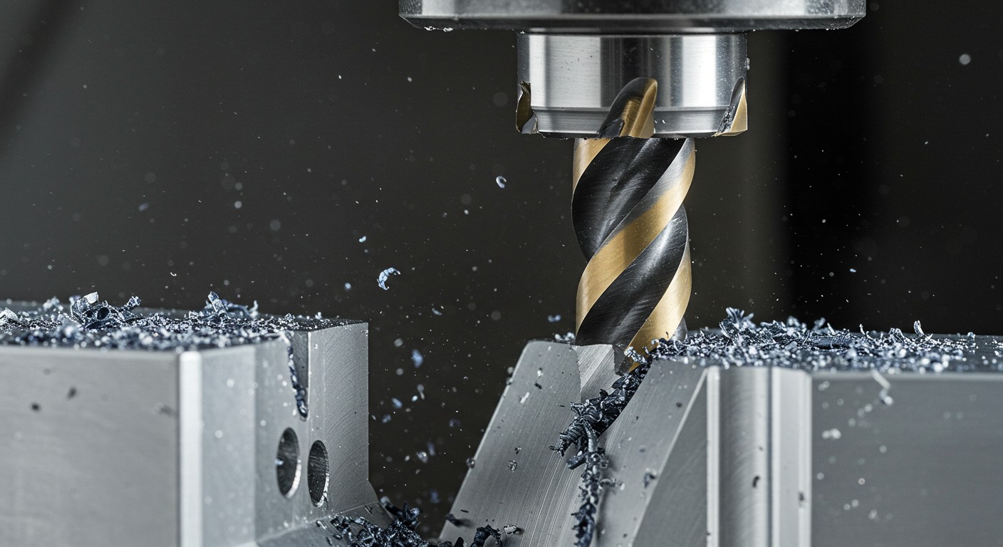 Фрезеровка концевыми фрезами по алюминию