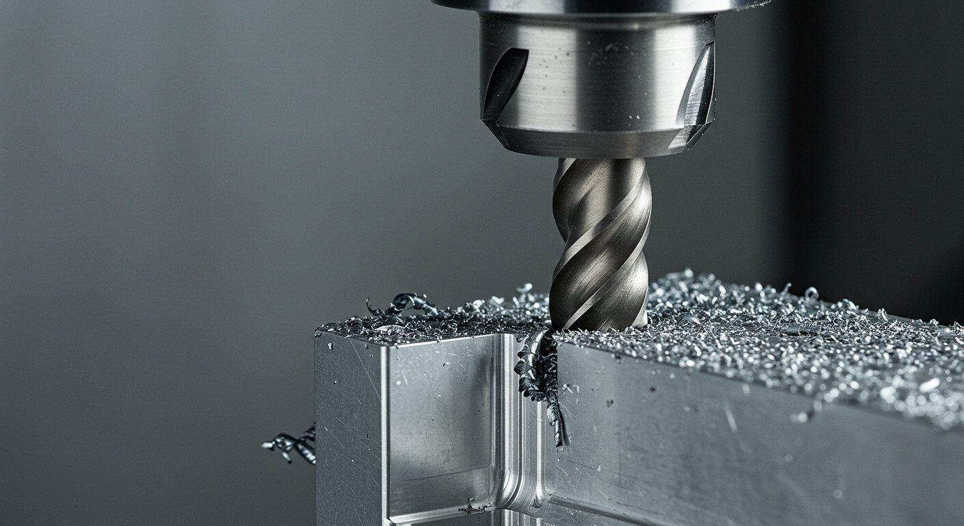 Фрезеровка алюминия концевыми фрезами на ЧПУ станке